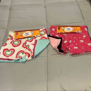 Colorful Heart and Unicorn Cartwell Shorts Set